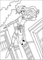 coloriage captain america une belle ennemie